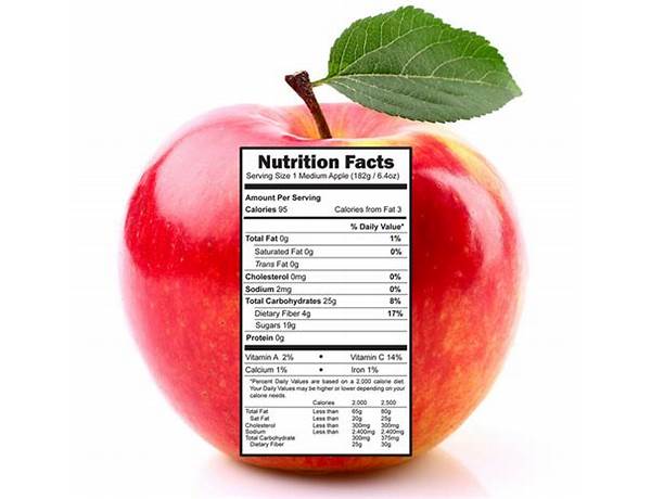 Sola apple nutrition facts