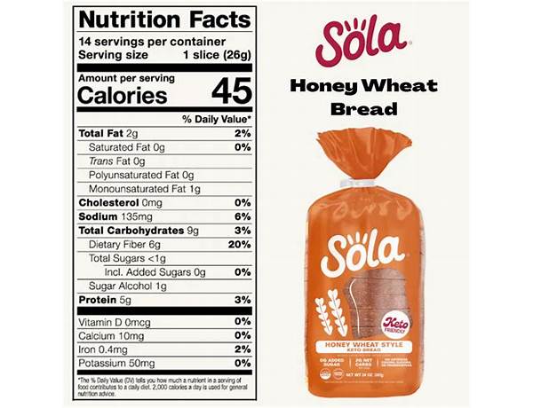 Sola bread food facts
