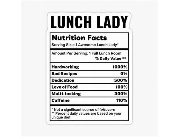 Soleil lady nutrition facts