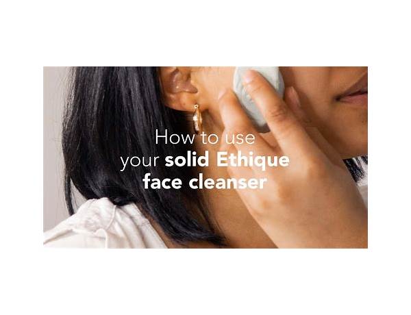 Solid face cleanser nutrition facts