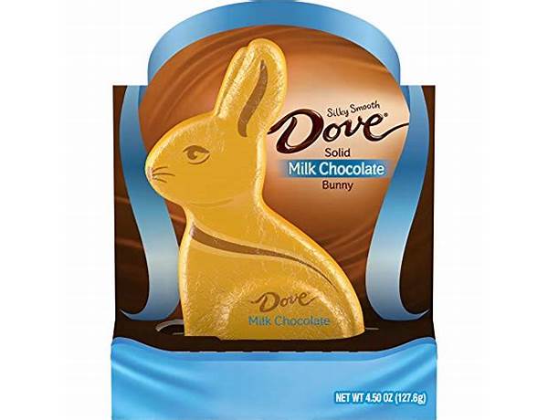 Solid milk chocolate bunny food facts