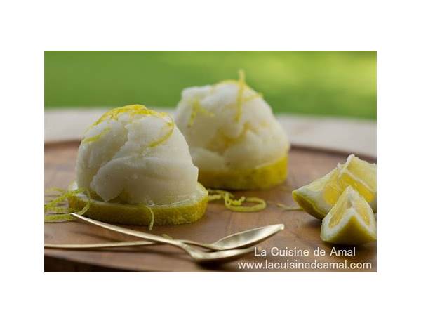 Sorbet au citron food facts