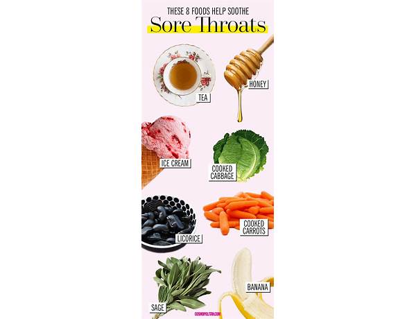 Sore throat food facts