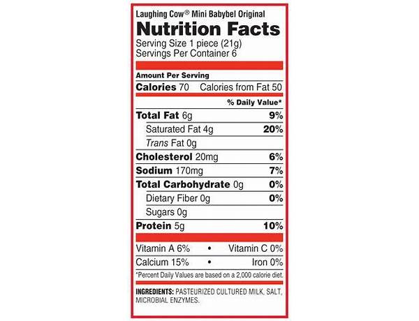 Sosmix original nutrition facts