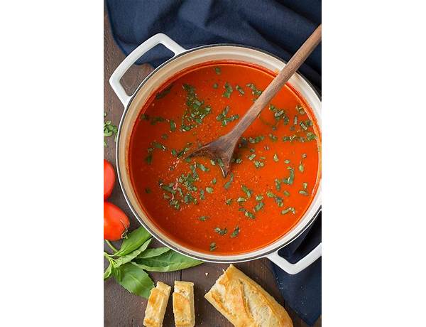 Soup, tomato ingredients