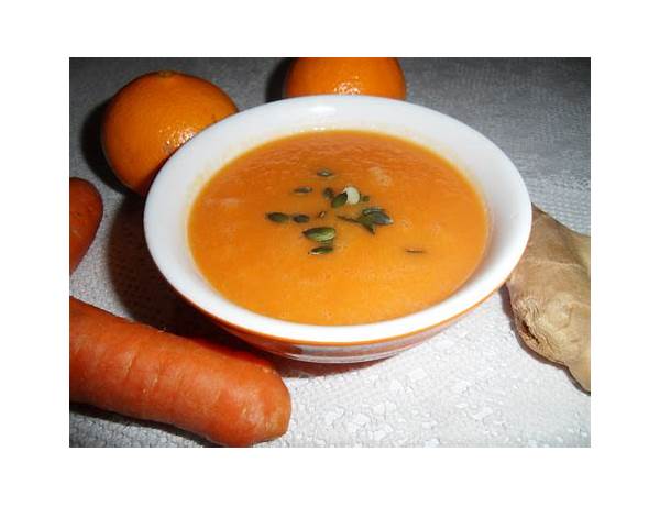 Soupe carottes orange gingembre food facts