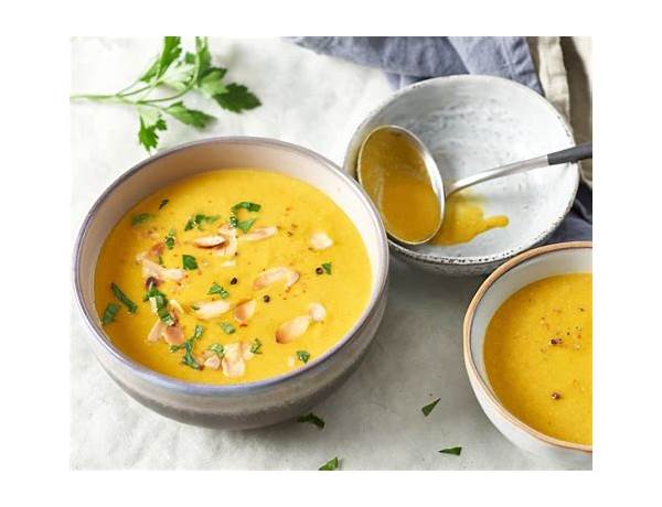 Soupe courge curry ingredients