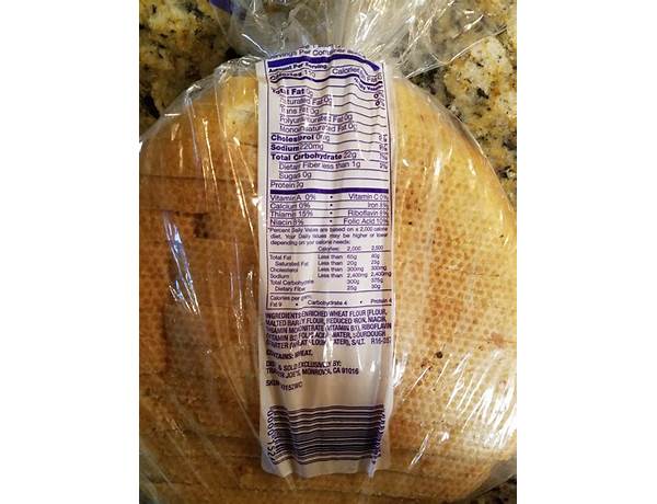 Sour dough bread nutrition facts