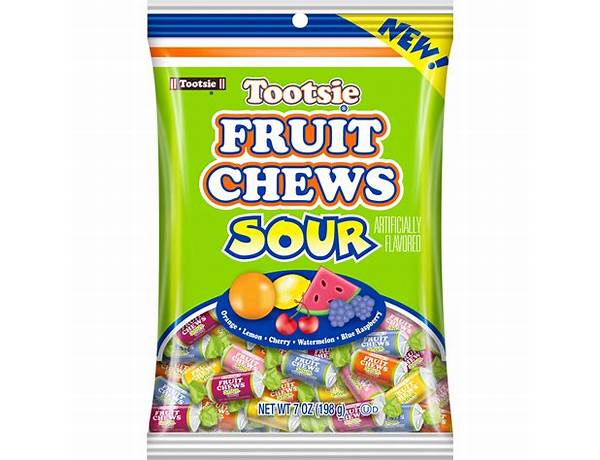 Sour fruit rolls food facts