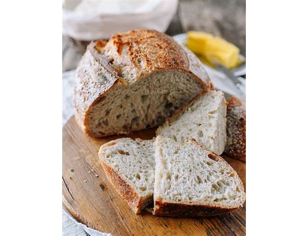 Sourdough artisan bread ingredients