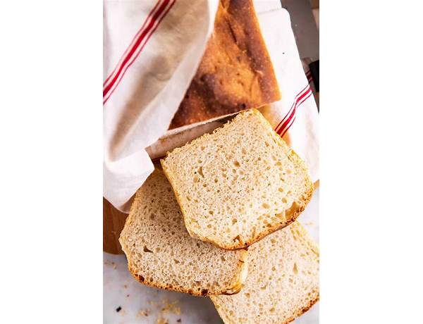 Sourdough bread slices ingredients