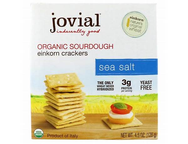 Sourdough crackers with sea salt food facts