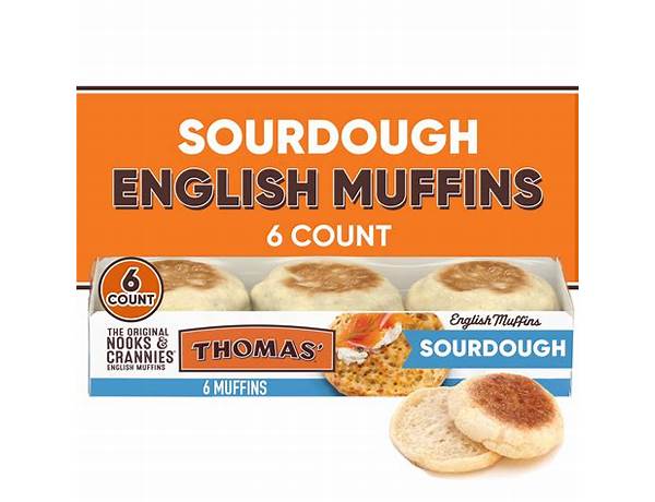 Sourdough english muffins food facts