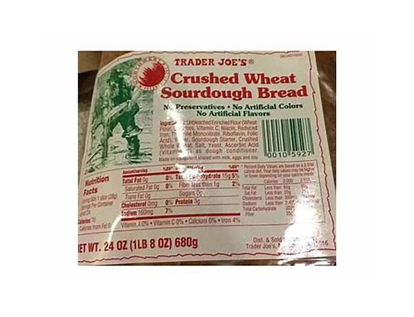 Sourdough specials food facts