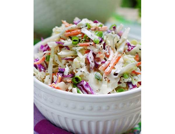 Southern fried chicken with creamy coleslaw ingredients