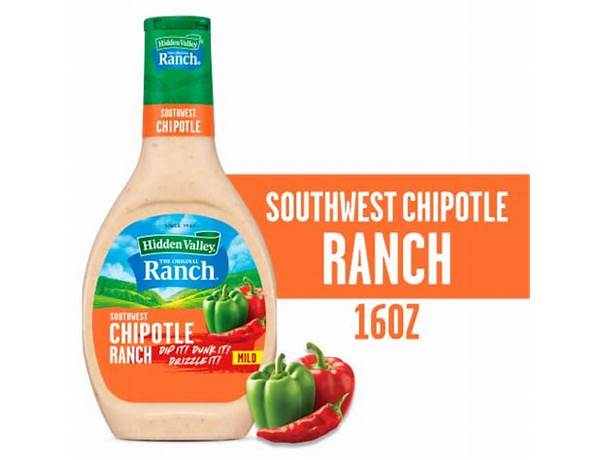 Southwest chipotle dressing food facts