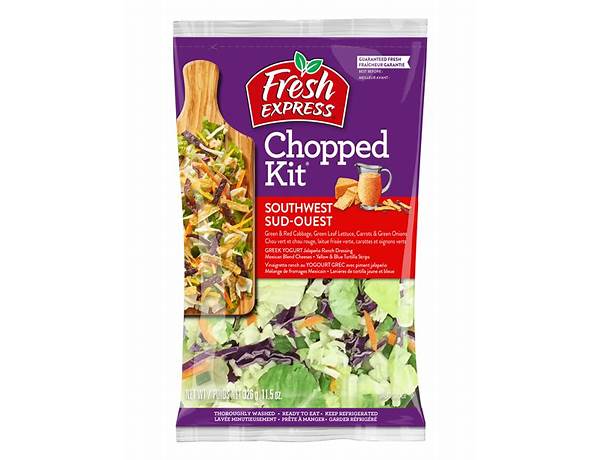 Southwest chopped salad kit food facts