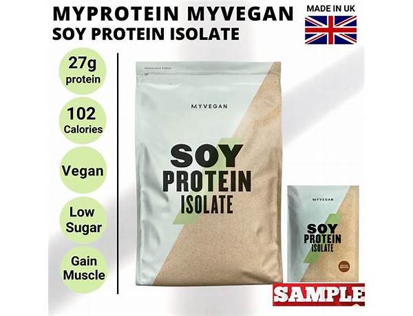 Soy protein isolate ingredients
