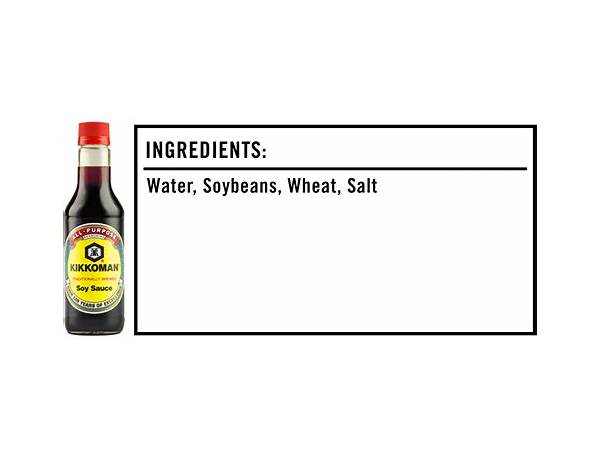Soy sauce ingredients