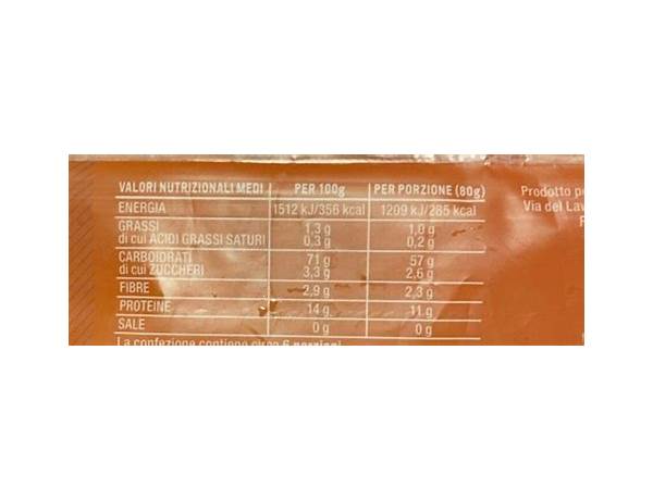 Spaghetti grossi nutrition facts