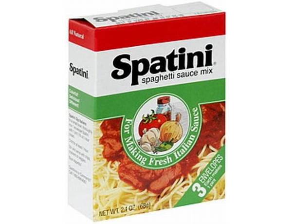 Spaghetti sauce spatini food facts