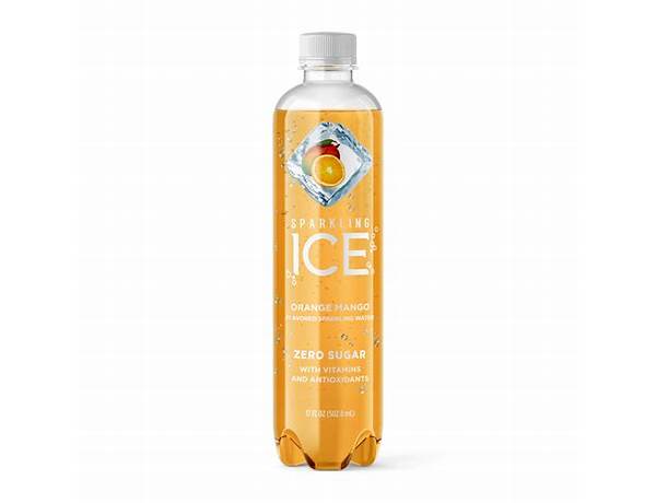 Sparkling water mango flavor - food facts
