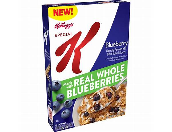 Special k blueberry food facts