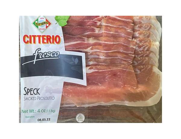 Speck smoked prosciutto food facts