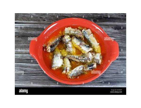 Spiced sardines in vegetable oil ingredients