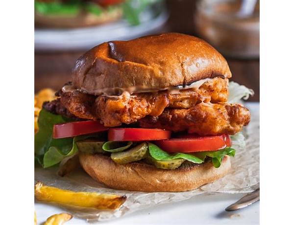 Spicy chicken sandwhich food facts