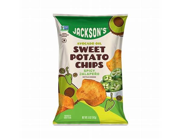 Spicy jalapeño potato crisps food facts