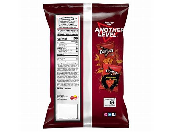 Spicy nacho doritos nutrition facts