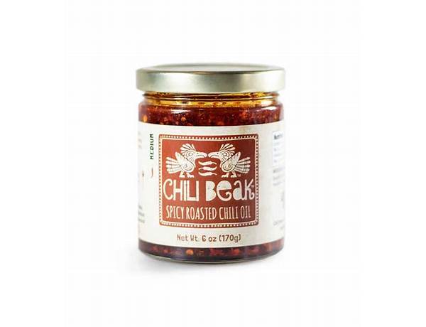 Spicy roasted chili oil food facts