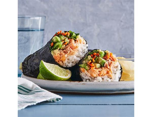 Spicy roll salmon ingredients