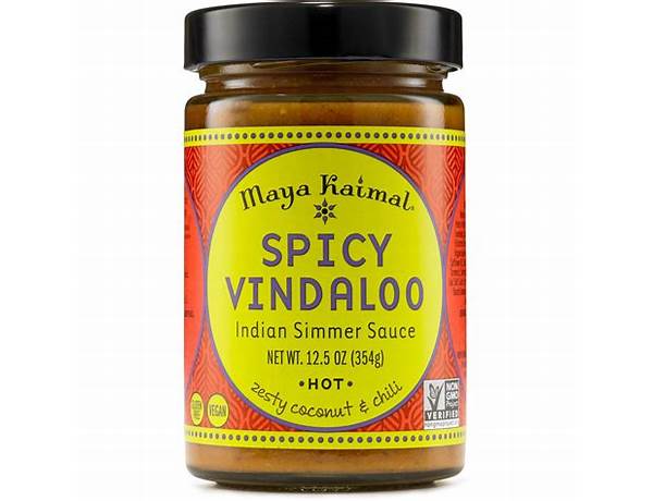 Spicy vindaloo indian simmer sauce food facts