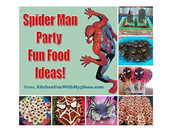 Spiderman food facts