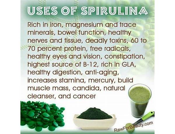 Spirulina from france food facts