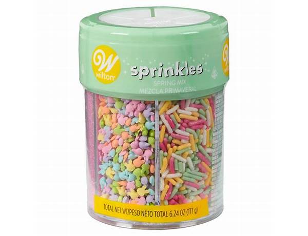 Spring mix sprinkles food facts