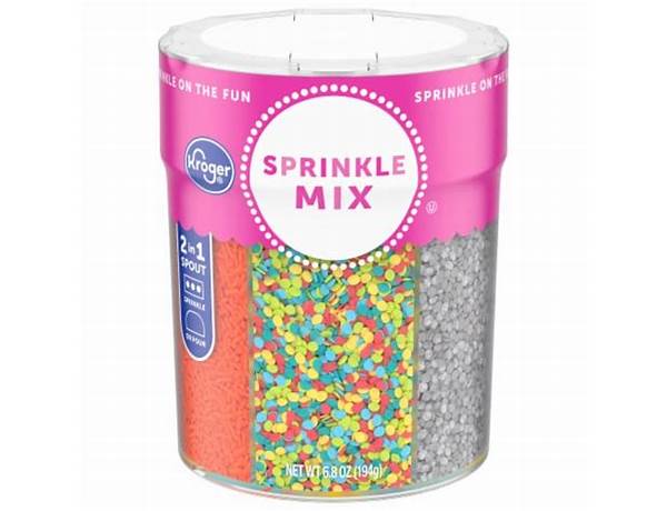 Sprinkle mix food facts