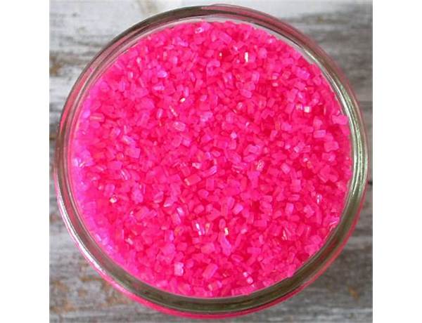 Sprinkles pink sugar & jimmies food facts