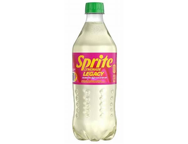 Sprite lymonade legacy food facts