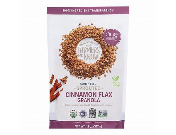 Sprouted flax & chia bread food facts