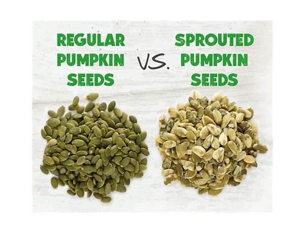 Sprouted organic pumpkin seeds food facts