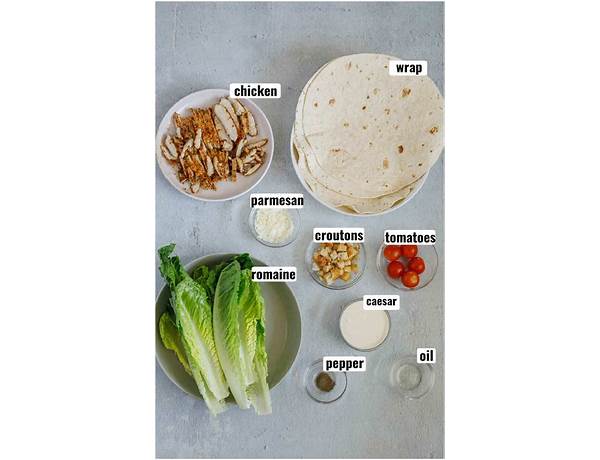 Sprouts market corner chicken caesar wrap ingredients