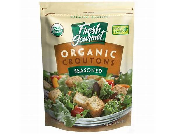 Sprouts organic seasoned croutons food facts