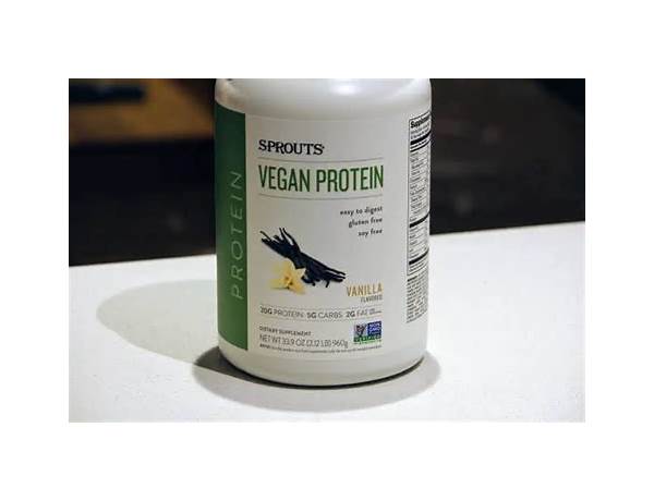 Sprouts vegan protein food facts
