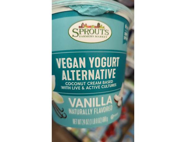 Sprouts vegan yogurt vanilla ingredients