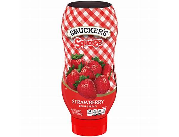 Squeezable strawberry spread nutrition facts
