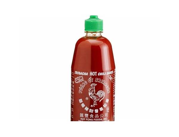 Sriracha hot chili sauce food facts