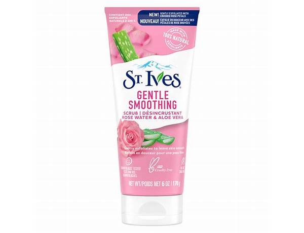 St ives gentle smothing scurb nutrition facts